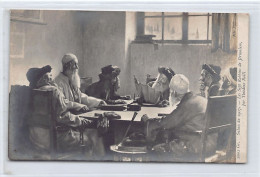 JUDAICA - Israel - The Seven Rabbis Of Jerusalem - Pating By Th. Ralli - Paris Painting Fair 1907 - Publ. ND Phot. 2002 - Judaika