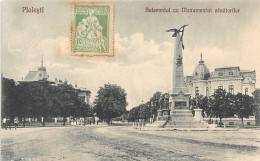 Romania - PLOESTI - Bulevardul Cu Monumentul Vanatorilor - Ed. I. Dragu  - Romania