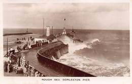 England - Norf - GORLESTON Rough Sea Gorleston Pier - Altri & Non Classificati