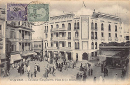 Tunisie - TUNIS - Consulat D'Angleterre, Place De La Bourse - Ed. LL Levy 70 - Túnez