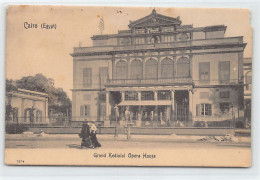 Egypt - CAIRO - Grand Khedival Opera House - ONE CORNER DAMAGED See Scans For Condition - Publ. Unknown 7574 - Other & Unclassified