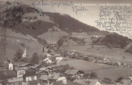 ROSSINIÈRES Rossinière (VD) Vue Générale - Ligne Montreux-Oberland - Ed. Louis Burgy 3879 - Rossinière