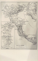 Greece - CORFU - Map Of The Island - Publ. Unknown  - Grèce
