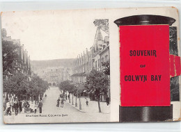 Wales - COLWYN BAY - Sachet Postcard - Station Road - Letter Box - Otros & Sin Clasificación