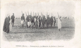 Maroc - OUJDA - Fantassins Du Sultan Du Maroc à L'exercice - Sonstige & Ohne Zuordnung