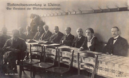 Nationalversammlung In WEIMAR - 06 Februar 1919 - Der Vorstand Der Mehrheitssozialisten - Berl. Illustr. Ges. - Verlag S - Weimar