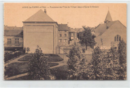 Belgique - HAINE SAINT-PIERRE (Hainaut) Pensionnat Des Filles De L'Enfant Jésus Et église Saint-Ghislain - Autres & Non Classés