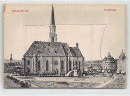 Romania - CLUJ Kolozsvár - Matyas Kizaly-tér - SACHET POSTCARD - Publ. Emil Schuster - Roemenië