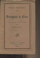 Poèmes à Dire (2e édition) - Goudeau Emile - 0 - Sonstige & Ohne Zuordnung