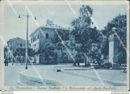 Bu184 Cartolina La Maddalena Piazza Umberto I E Monumento Ad Anita Garibaldi - Sassari