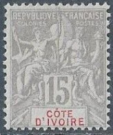 COTE D'IVOIRE Groupe  N°15 *  Neuf Trace De Charnière MH - Nuovi