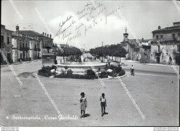 Au376  Cartolina Serracapriola Corso Garibaldi Provincia Di Foggia - Foggia