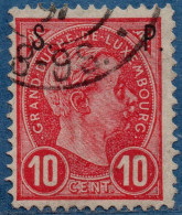 Luxemburg Service 1895 10 C S.P. Overprint (candelled - Dienst