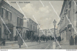 An485 Cartolina Foggia Citta' Corso Garibaldi 1913 - Foggia