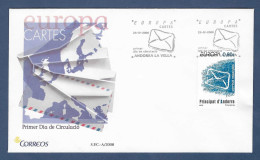 Andorra (Spanische Post)  2008  Mi.Nr. 350 , EUROPA CEPT / Der Brief - FDC  Andorra La Vella 23-IV-2008 - 2008