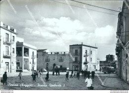 Bi324 Cartolina Lesina Piazza Umberto I Provincia Di Foggia - Foggia