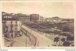 Ag31 Cartolina Vieste Lungomare 1940 Provincia Di Foggia - Foggia