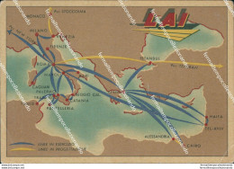 Bu208 Cartolina  La Rete Aerea Lai Aviazione Aeronautica - Andere & Zonder Classificatie