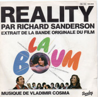 DISQUE VINYL 45 T DU FILM LA BOUM - REALITY PAR RICHARD SANDERSON - MUSIQUE DE VLADIMIR COSMA - Música De Peliculas
