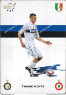 O782 Cartolina  Postcard  Ufficiale Inter Thiago Motta - Football