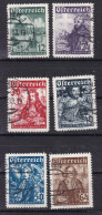 AUSTRIA 1933 ASSEDIO DI VIENNA USATA COMPLETA UNIFICATO NR 431/36 EURO 350 - Gebraucht