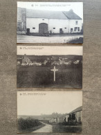 Lot 3 Cpa Ethe Virton - Ferme Allard Prisonniers Tombe Française Ruines Hameau De Gevimont 1914 WW1 - Virton