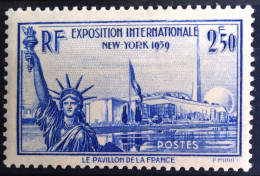 FRANCE                           N° 458                     NEUF*                Cote : 12.50 € - Nuevos