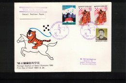 South Korea 1988 Olympic Games Seoul - Seoul Rider Park Interesting Cover - Zomer 1988: Seoel