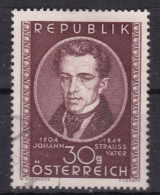 AUSTRIA  - J. STRAUSS PADRE UNIFICATO N 778 - Oblitérés