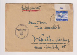 GERMANY WW II 1942 Military Airmail Cover - Briefe U. Dokumente