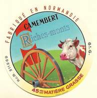 Etiqu. CAMEMBERT RICHES--MONTS 61.G Neuve - Quesos