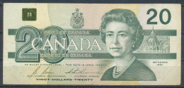 °°° CANADA 20 DOLLARS 1991 °°° - Kanada