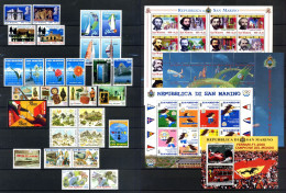 2001 SAN MARINO Annata Completa (year Complete As Scan)  MNH ** - Années Complètes