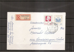 DDR ( Lettre Recommandée De 1963 De Coswig Vers Sindelfingen à Voir) - Briefe U. Dokumente