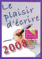 Frankreich  2008  Mi.Nr. 4408 , EUROPA CEPT - Der Brief  - Maximum Card - Premier Jour Strasbourg 4.05.2008 - 2008