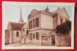 CPA - Courteuil  -(Oise) - La Mairie Et L'école - Altri & Non Classificati