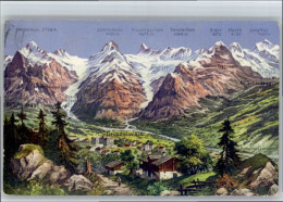 10718389 Grindelwald Grindelwald Wetterhorn Schreckhorn Eiger Moench Jungfrau X  - Other & Unclassified