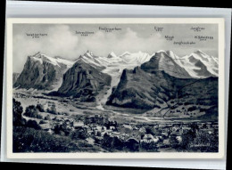 10718383 Grindelwald Grindelwald Wetterhorn Schreckhorn Eiger Moench Jungfrau X  - Other & Unclassified