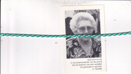 Margriet De Baets-Willems, Eeklo 1914, 1992. Vroedvrouw. Foto - Overlijden