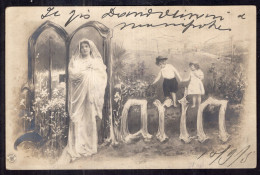 Argentina - 1915 - Women - Woman Posing As Virgin Mary (Maria) - Mujeres