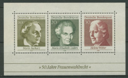 Bund 1969 Frauenwahlrecht Block 5 Fehlendes Zahnloch Unt. Re. Postfrisch (C3173) - Variedades Y Curiosidades
