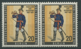 Berlin 1957 Postillion 176 Plattenfehler F15 Postfrisch (R4901) - Abarten Und Kuriositäten