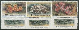 Israel 1986 Korallen 1027/29 Mit Tab Postfrisch - Ungebraucht (mit Tabs)