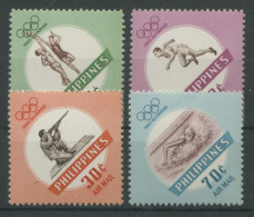 Philippinen 1960 Olympia Sommerspiele Rom 665/68 Postfrisch - Filipinas