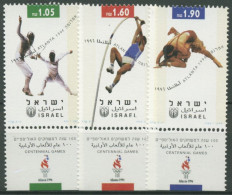 Israel 1996 Olympische Sommerspiele, Atlanta 1397/99 Mit Tab Postfrisch - Nuevos (con Tab)