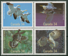Kanada 1986 Vögel 995/98 ZD Postfrisch - Unused Stamps