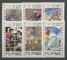 Philippinen 1984 Olympia Sommerspiele Los Angeles 1594/99 Postfrisch - Philippines