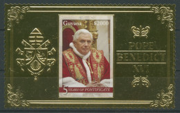 Guyana 2010 Papst Benedikt 8013 Postfrisch - Guiana (1966-...)