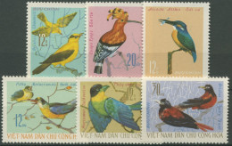 Vietnam 1966 Vögel Wiedehopf, Eisvogel, Blutpirol 456/61 A Ungebraucht O.G. - Viêt-Nam