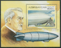 Aserbaidschan 1995 Luftfahrt: Luftschiff LZ 126 Block 14 Postfrisch (C30257) - Azerbaïjan